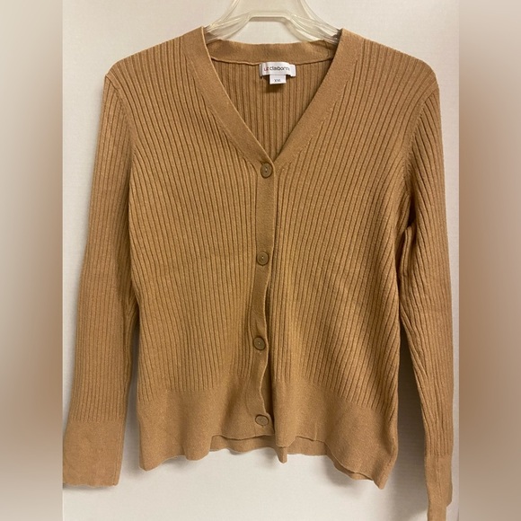 Liz Claiborne Sweaters - Liz Claiborne Women's Brown Cardigan Vintage